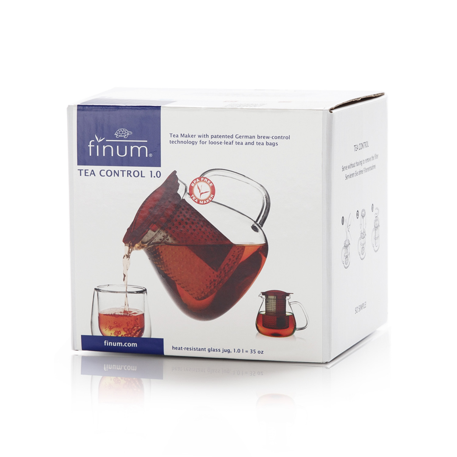 德国进口泡茶具-Finum耐热玻璃泡茶壶