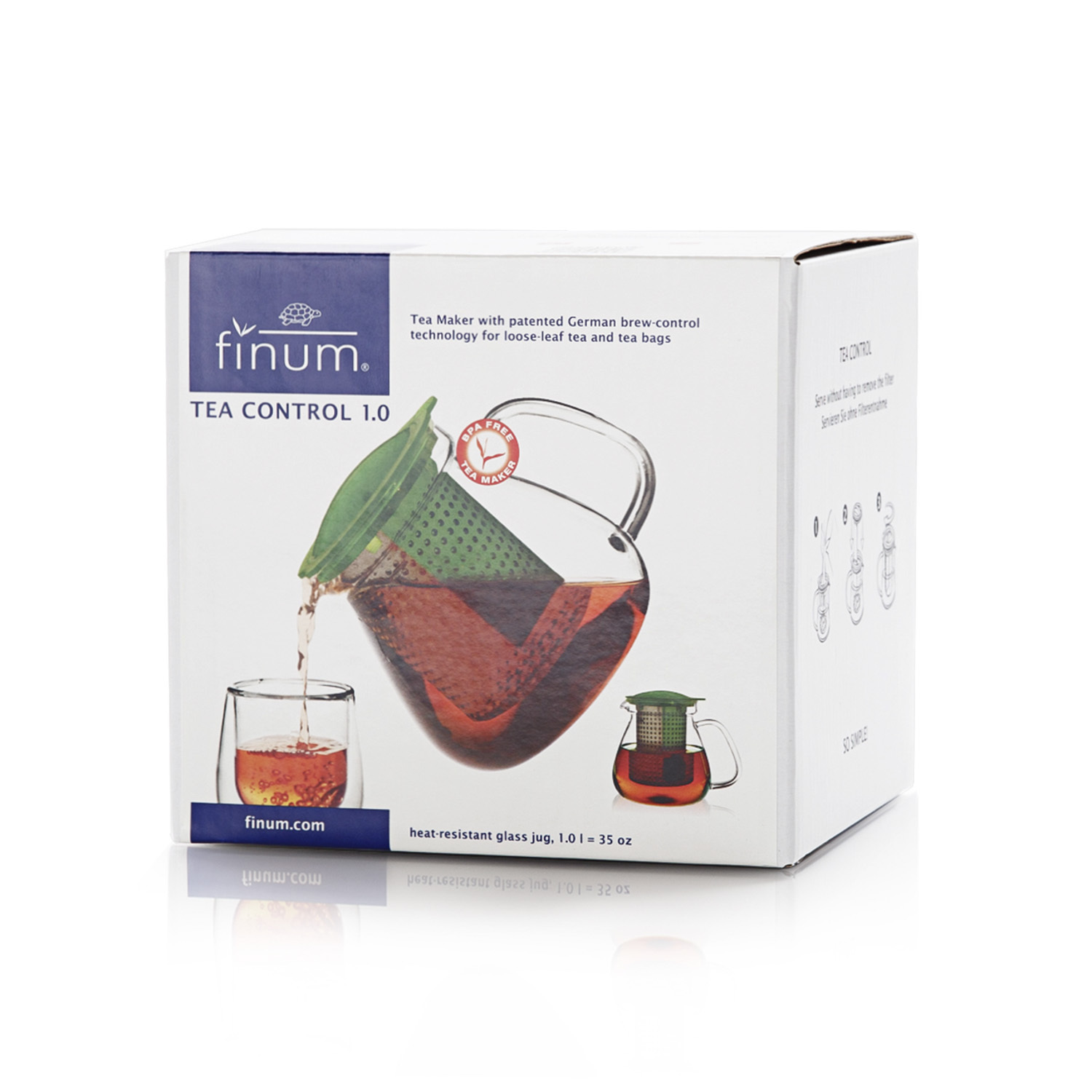 德国进口玻璃功夫茶具-Finum耐热玻璃泡茶壶