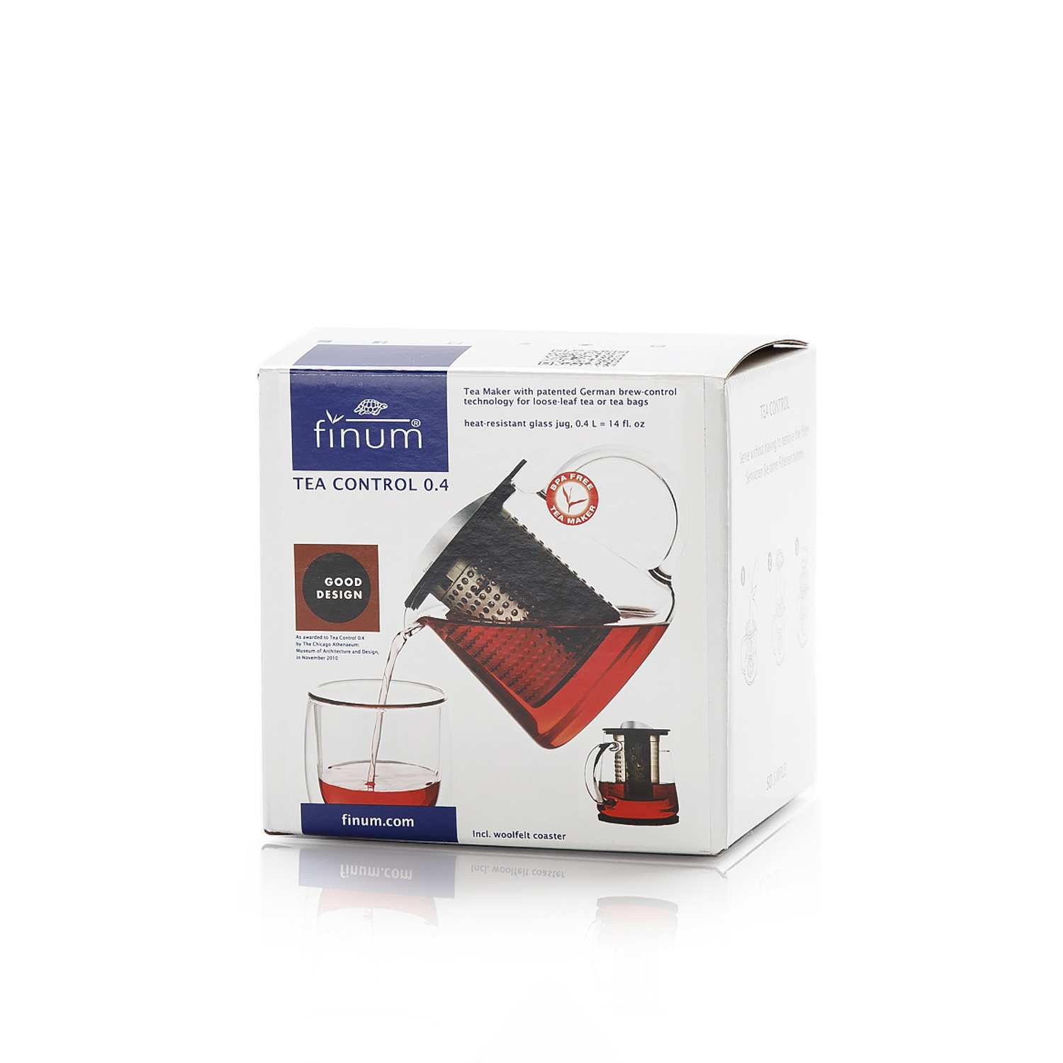 德国进口泡茶壶-Finum耐热玻璃泡茶壶