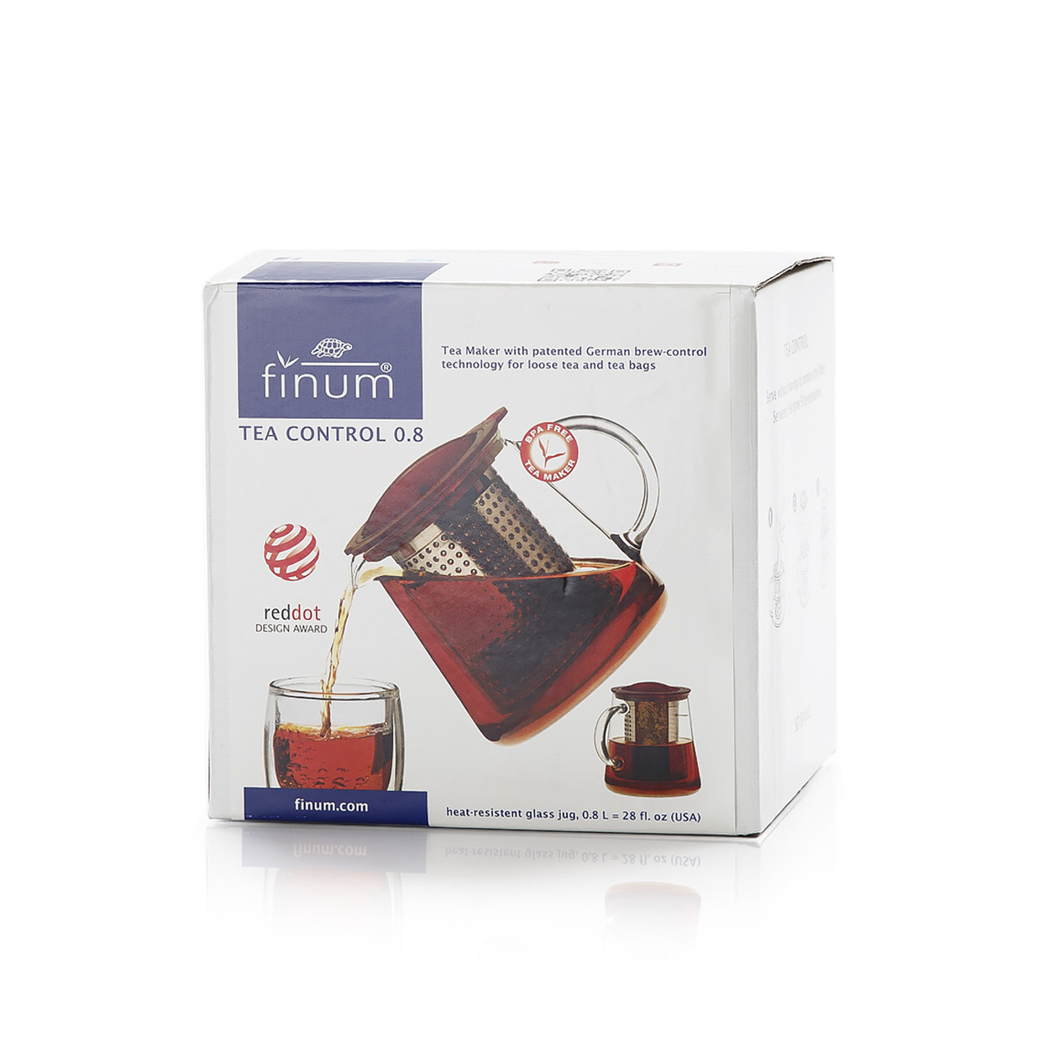 德国进口耐热玻璃茶具-Finum耐热玻璃泡茶壶