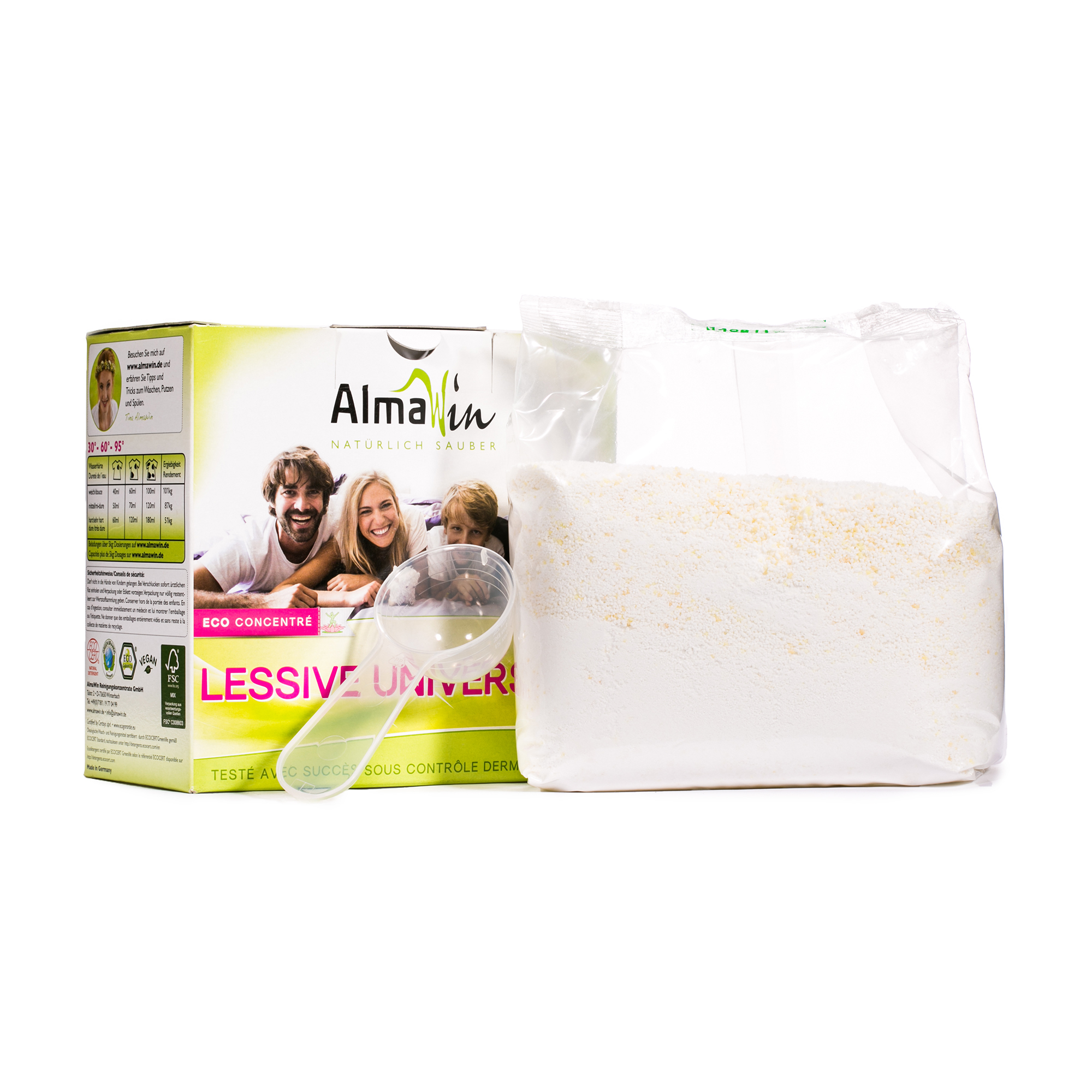 德国进口衣服洗涤保养-Almawin全能浓缩洗衣粉