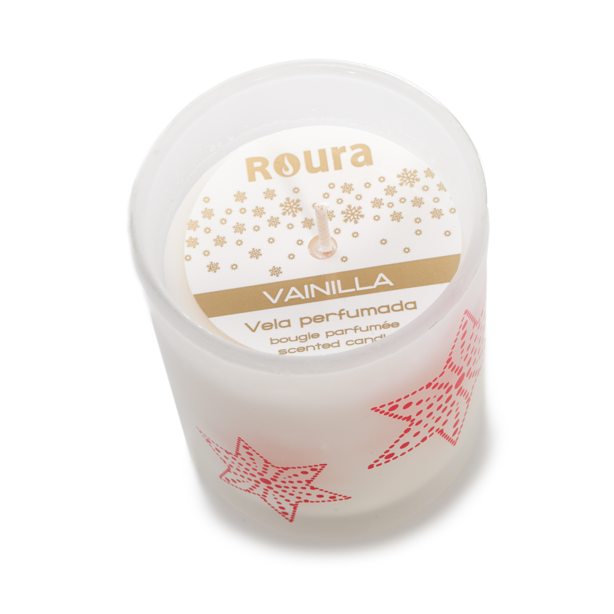 西班牙进口香薰蜡烛-Cerasroura白色圣诞节蜡烛香草香薰味