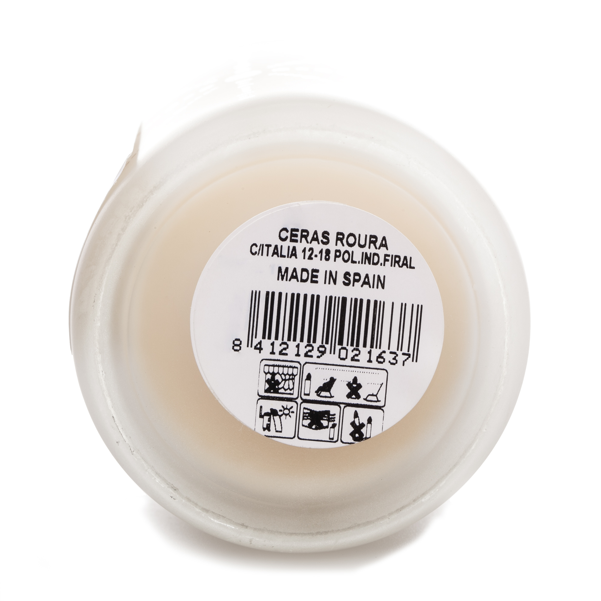 西班牙进口心形蜡烛-Cerasroura白色圣诞节蜡烛香草香薰味