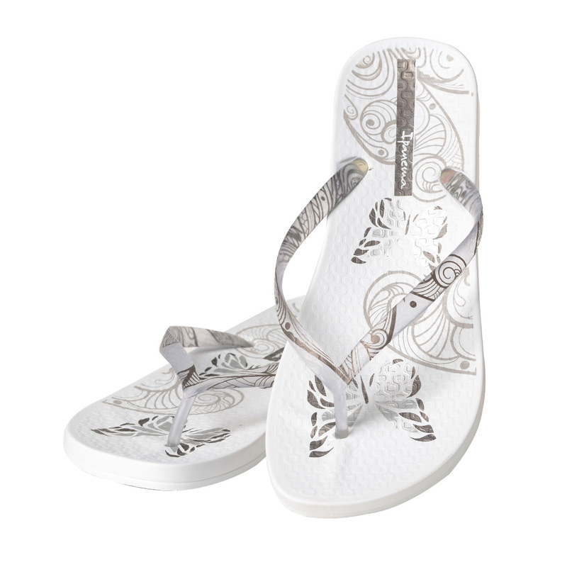 巴西进口花朵拖鞋-IPANEMA女式清新透明系列人字拖拖鞋