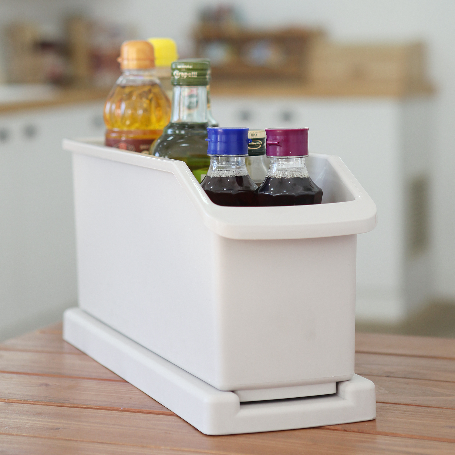 韩国进口厨房收纳盒-进口厨房收纳盒-changsin可拖拉健康收纳盒一层