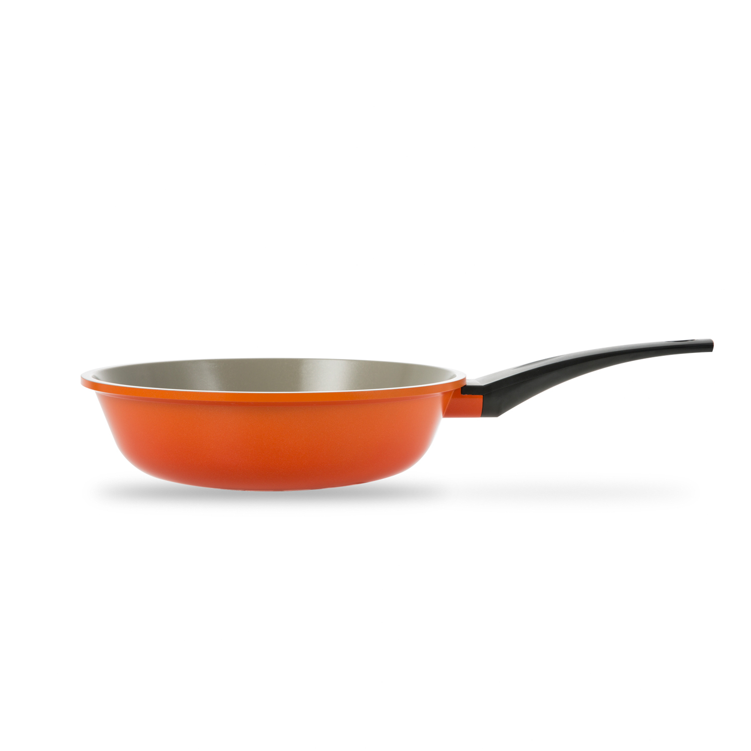 韩国进口无油烟炒锅-Richef无公害陶瓷无油烟不粘炒锅