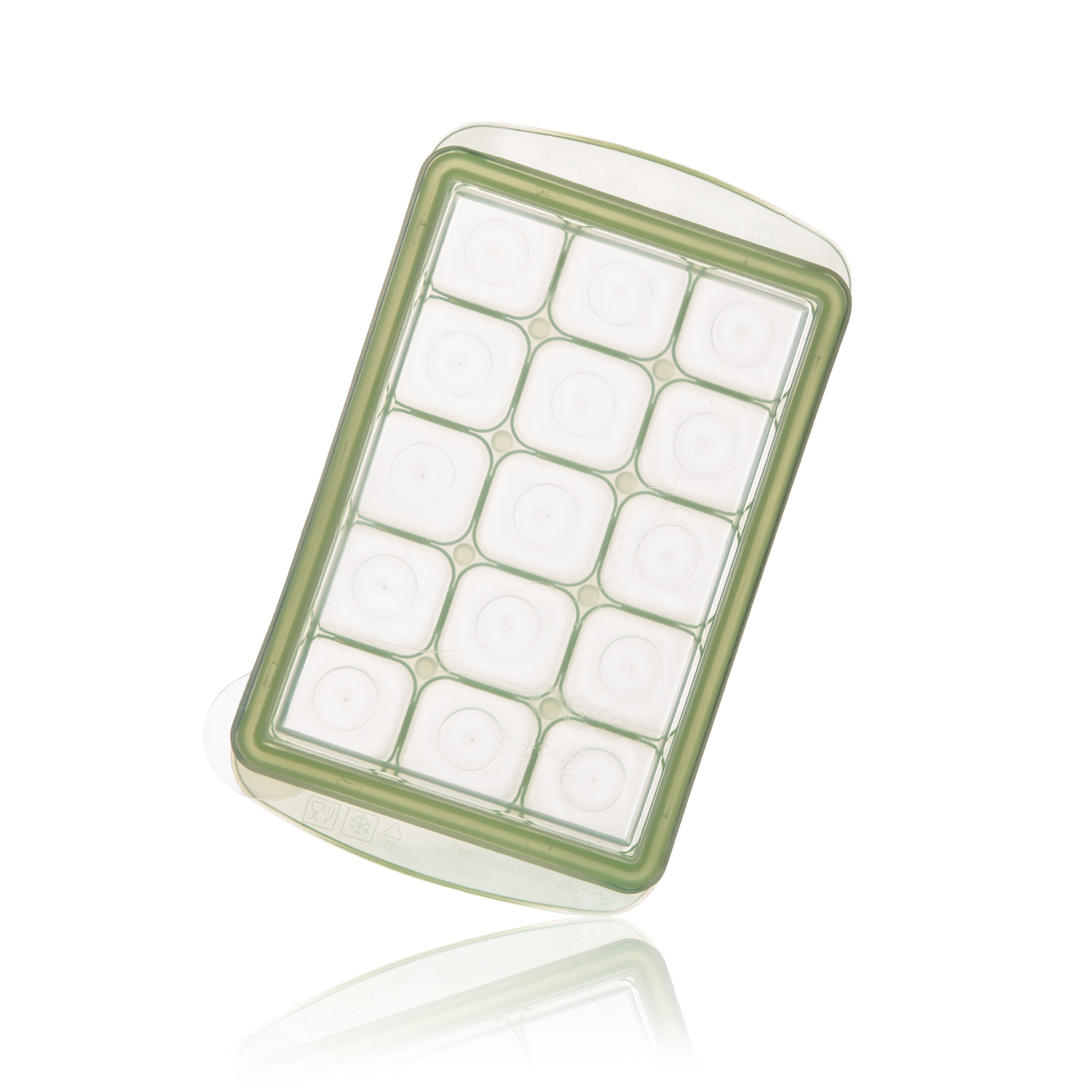 韩国进口塑料保鲜盒-JMGreenRRE唰唰食物储存格中款15格