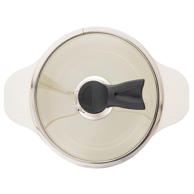 韩国进口搪瓷汤锅-Richef清新田园风不粘陶瓷锅