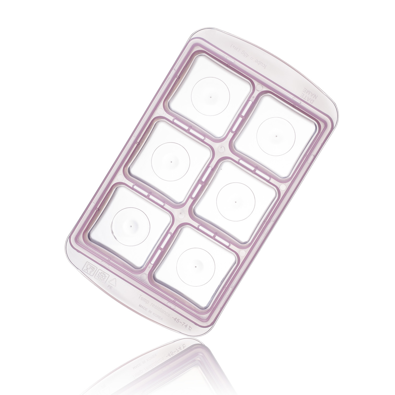 韩国进口6格食物储存格-JM Green RRE唰唰食物储存格大款6格粉色 - 6格食物储存格 韩国进口6格食物储存格-JM Green RRE唰唰食物储存格大款6格粉色 - 6格食物储存格