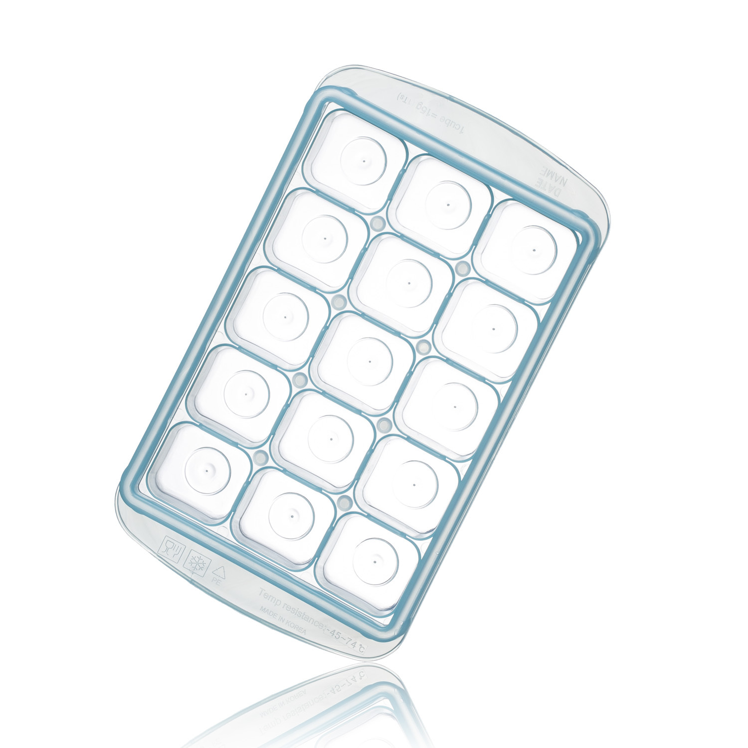 韩国进口食物储存分格-JM Green RRE唰唰食物储存格中款15格蓝色 - 食物储存分格 韩国进口食物储存分格-JM Green RRE唰唰食物储存格中款15格蓝色 - 食物储存分格