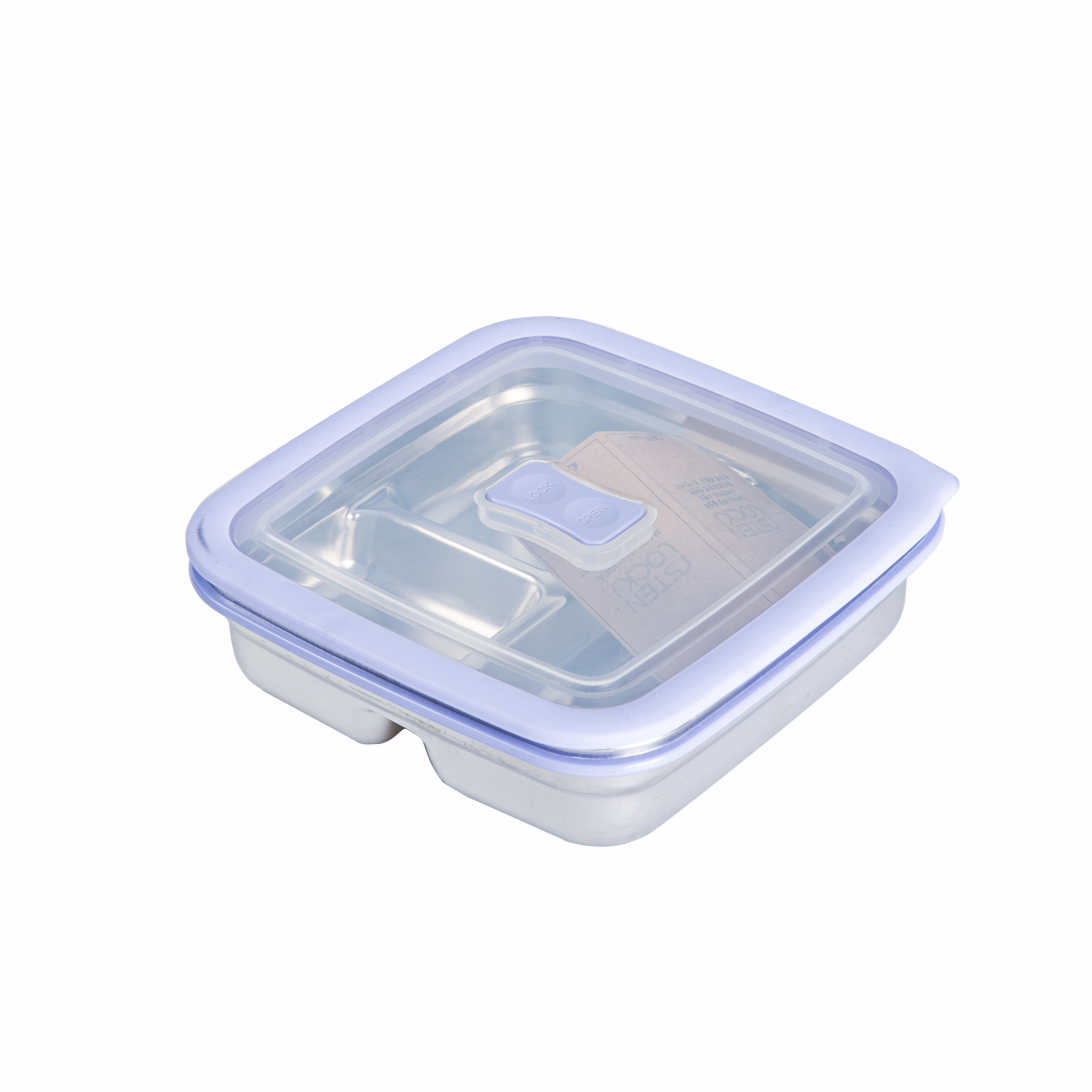 韩国进口密封保鲜盒-STENLOCK不锈钢防漏3分区保鲜盒 - 密封保鲜盒 韩国进口密封保鲜盒-STENLOCK不锈钢防漏3分区保鲜盒 - 密封保鲜盒