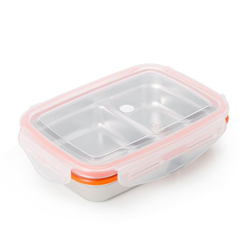 韩国进口长方形保鲜盒-STENLOCK2分区不锈钢保鲜盒 - 长方形保鲜盒 韩国进口长方形保鲜盒-STENLOCK2分区不锈钢保鲜盒 - 长方形保鲜盒