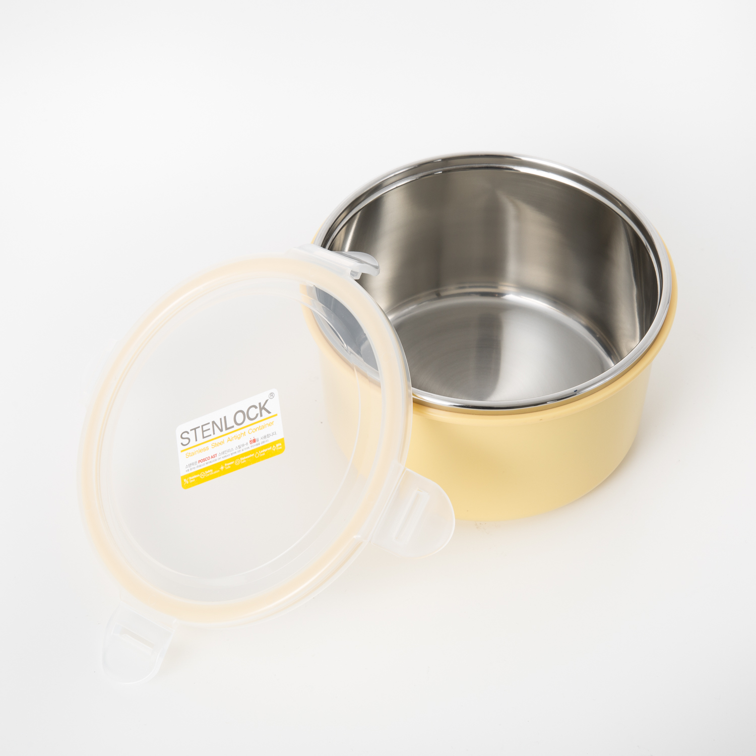 韩国进口不锈钢保温饭盒-STENLOCK圆形不锈钢保温饭盒保鲜盒
