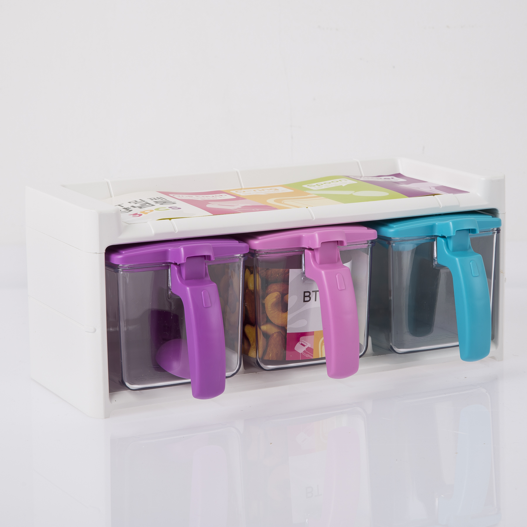 韩国进口调料盒-原装进口调料盒-changsin健康调料盒3个装