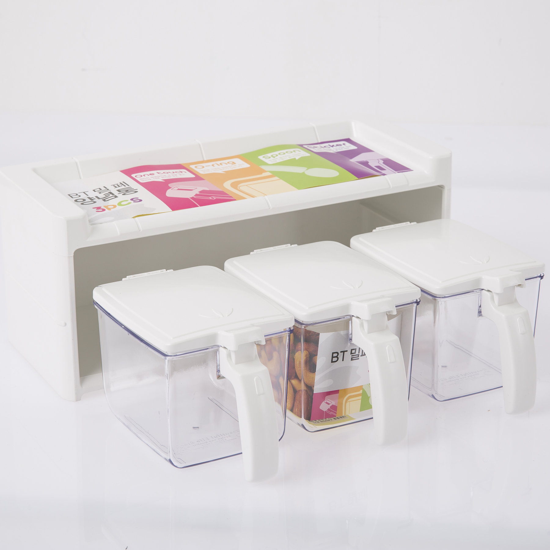 韩国进口厨房调料盒-原装进口厨房调料盒-changsin健康调料盒3个装