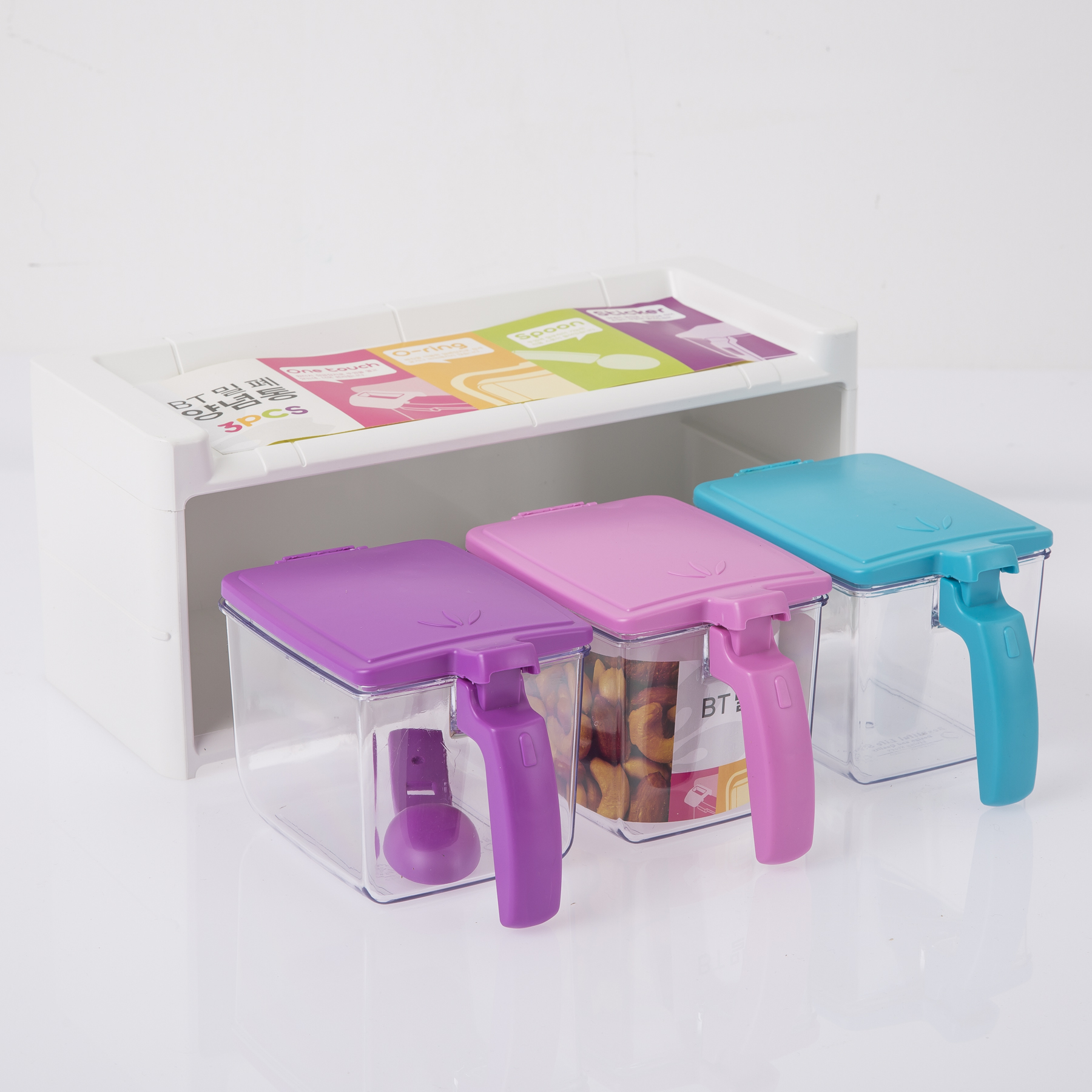 韩国进口调料盒-原装进口调料盒-changsin健康调料盒3个装