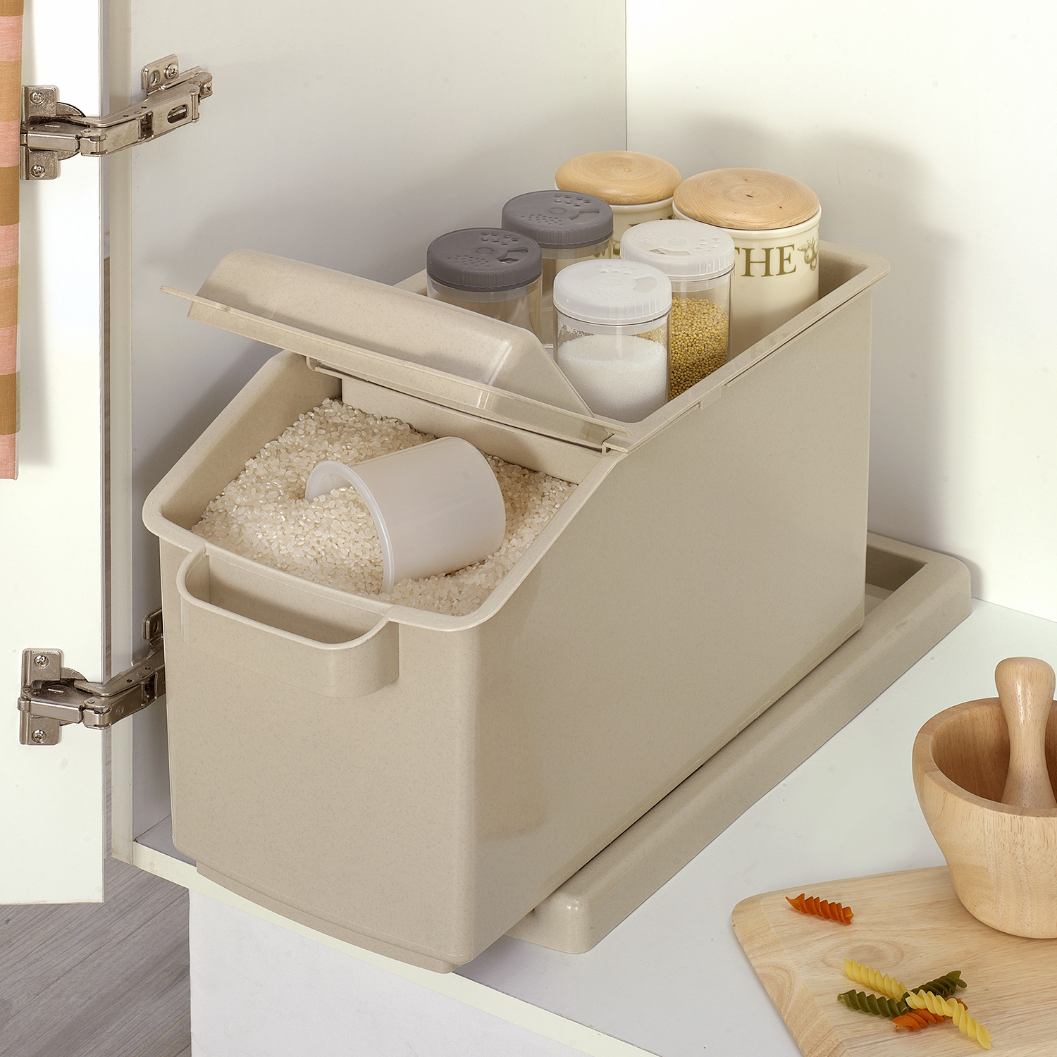 韩国进口米桶-原装进口米桶-changsin滑动健康米桶大号25kg