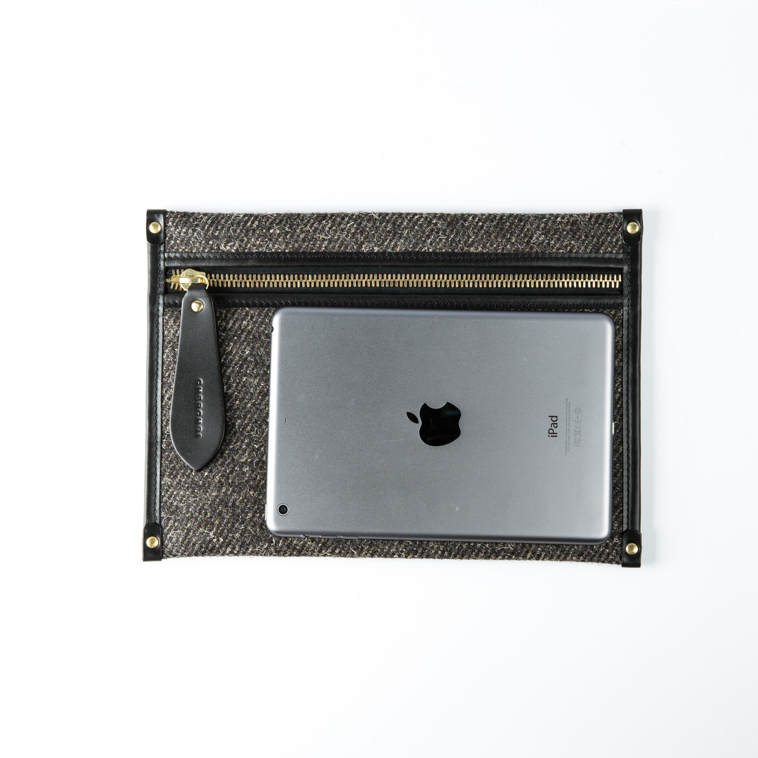 英国进口拉链手包-Cherchbi手工高山赫德维克羊毛拉链手包钱袋