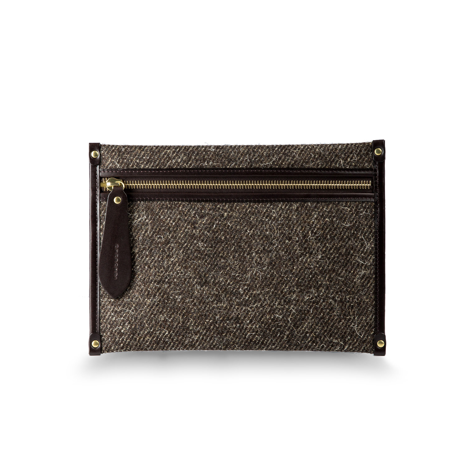 英国进口羊毛手包-Cherchbi手工高山赫德维克羊毛拉链手包钱袋 英国进口羊毛手包-Cherchbi手工高山赫德维克羊毛拉链手包钱袋