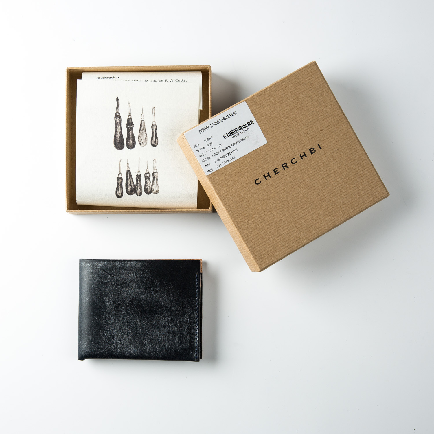 英国进口马勒皮钱包-Cherchbi手工马勒皮钱包