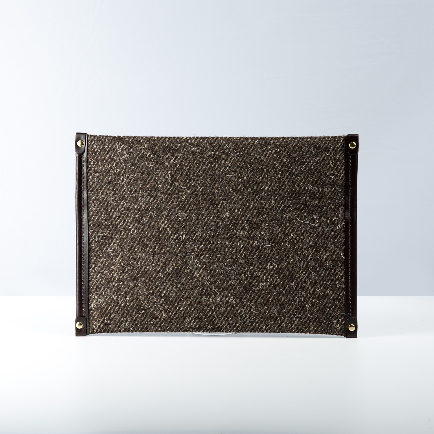 英国进口羊毛手包-Cherchbi手工高山赫德维克羊毛拉链手包钱袋