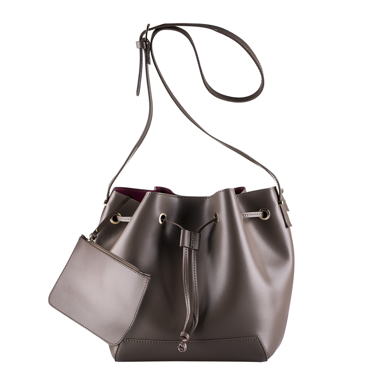 意大利进口牛皮水桶包-Andrea Cardone真皮水桶包 - 牛皮水桶包 意大利进口牛皮水桶包-Andrea Cardone真皮水桶包 - 牛皮水桶包