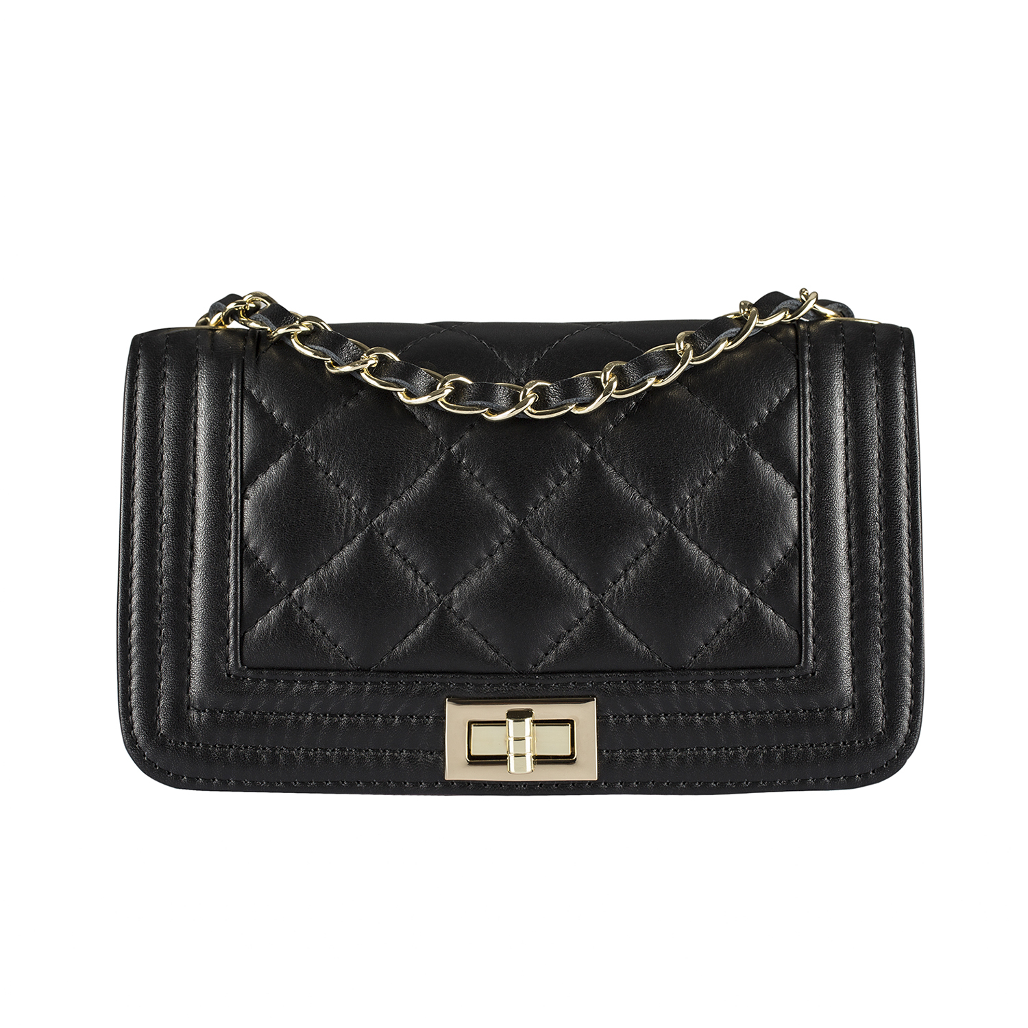 意大利进口女式挎包-Andrea Cardone真皮经典菱格挎包 - 女式挎包 意大利进口女式挎包-Andrea Cardone真皮经典菱格挎包 - 女式挎包