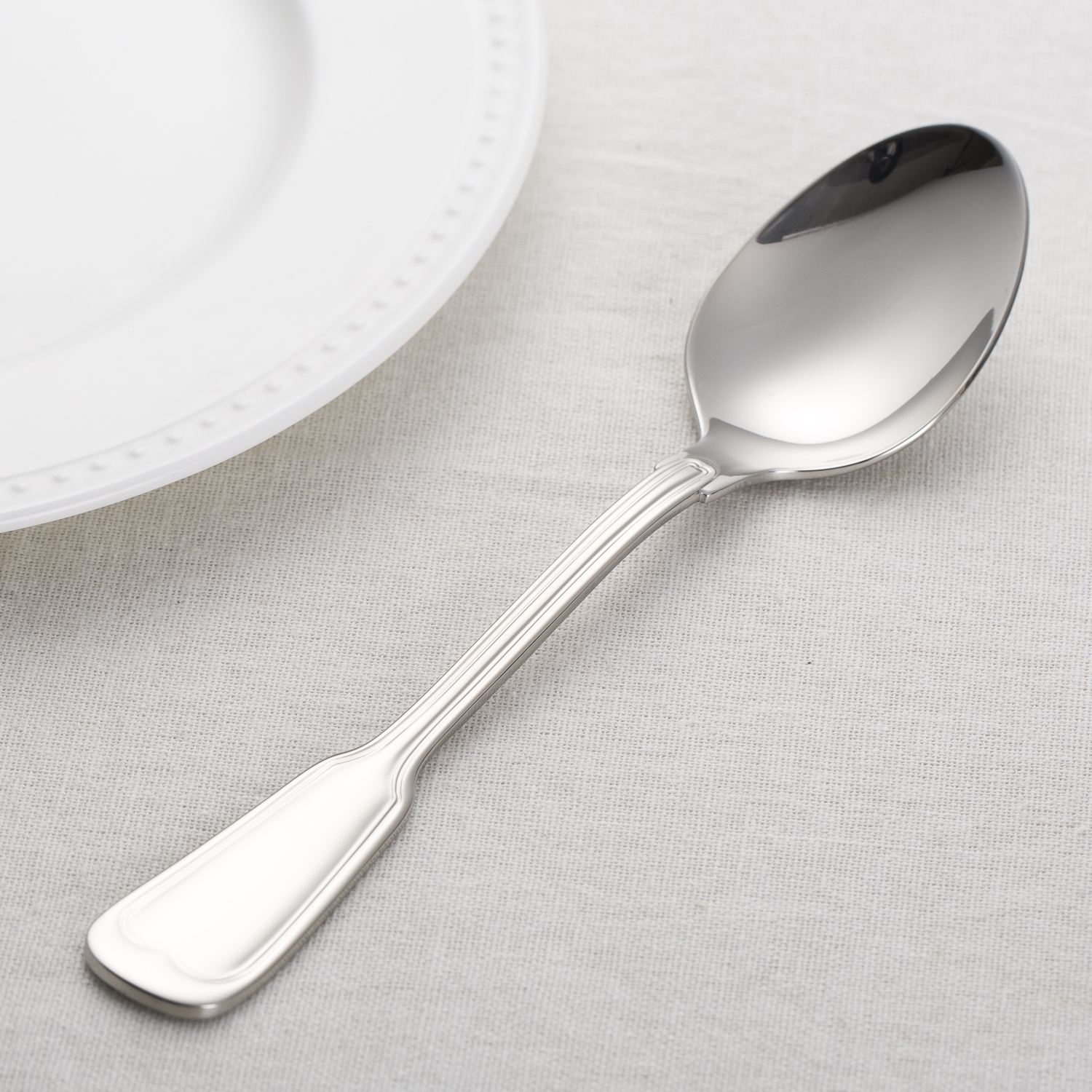 德国进口小汤勺-FranzFürstAugsb.Faden汤勺1件