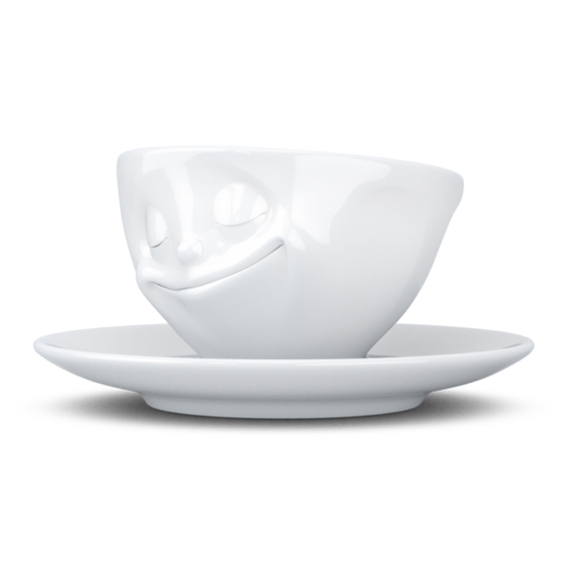德国原装进口陶瓷咖啡-TASSEN陶瓷卡通表情咖啡碗100ml
