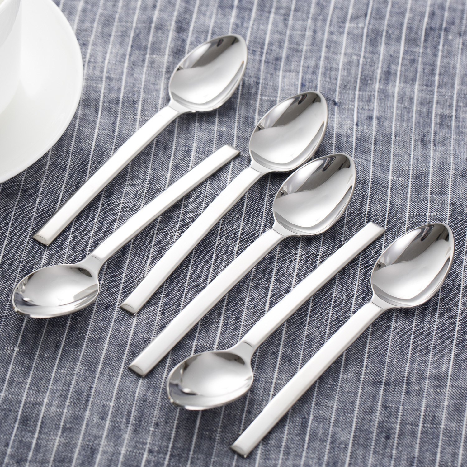 德国原产Franz Furst304奥体不锈钢咖啡勺摩卡勺6件套Strada