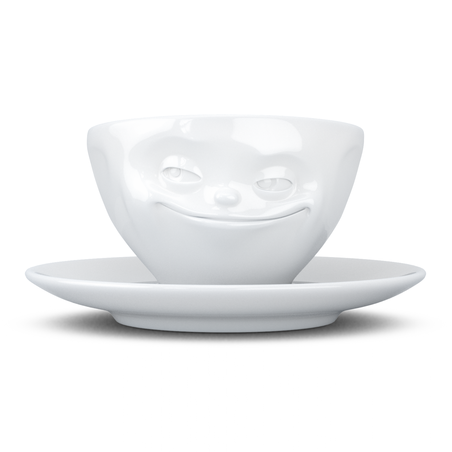 德国原装进口快乐咖啡杯-TASSEN陶瓷卡通表情咖啡碗100ml - 快乐咖啡杯