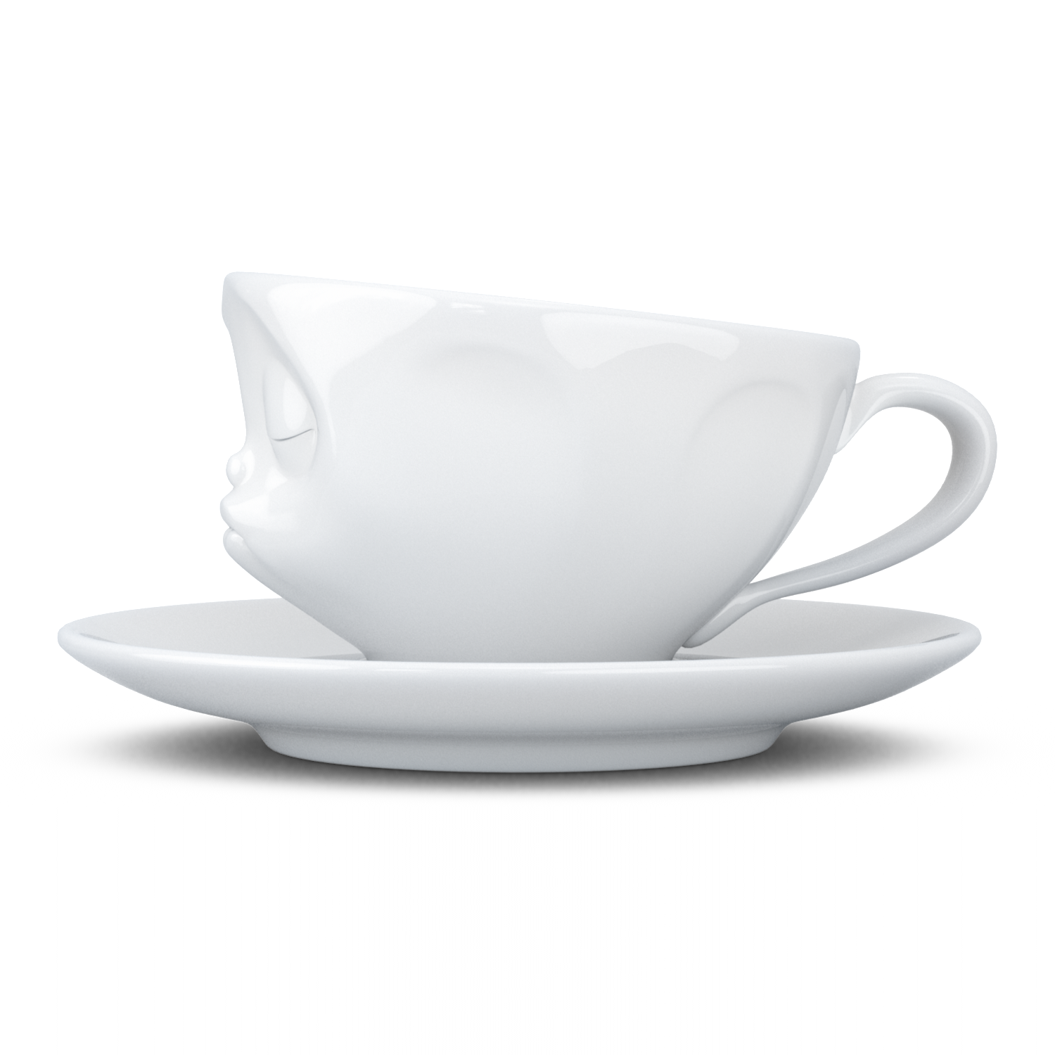 德国原装进口旋转咖啡杯-TASSEN陶瓷卡通表情咖啡碗100ml