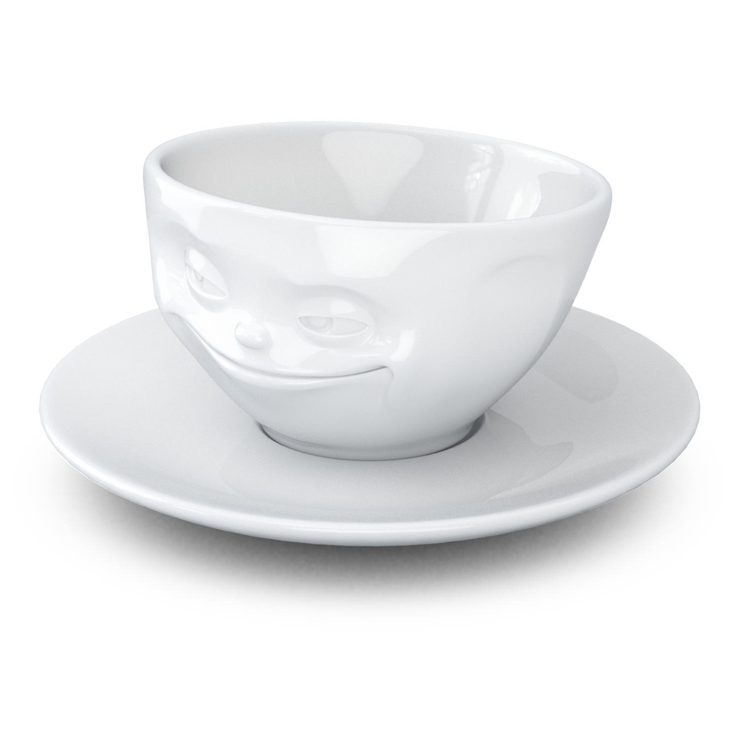 德国原装进口快乐咖啡杯-TASSEN陶瓷卡通表情咖啡碗100ml