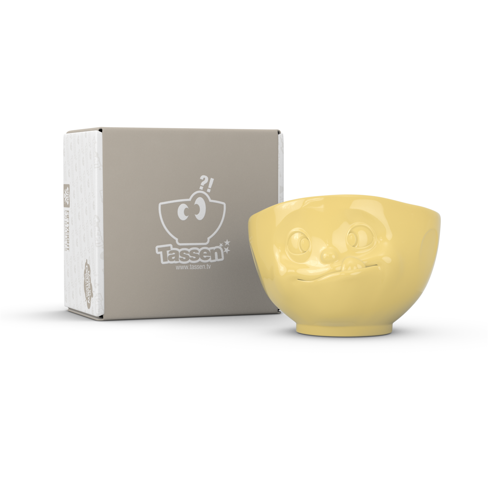 德国原装进口陶瓷碗-TASSEN陶瓷卡通表情马特碗