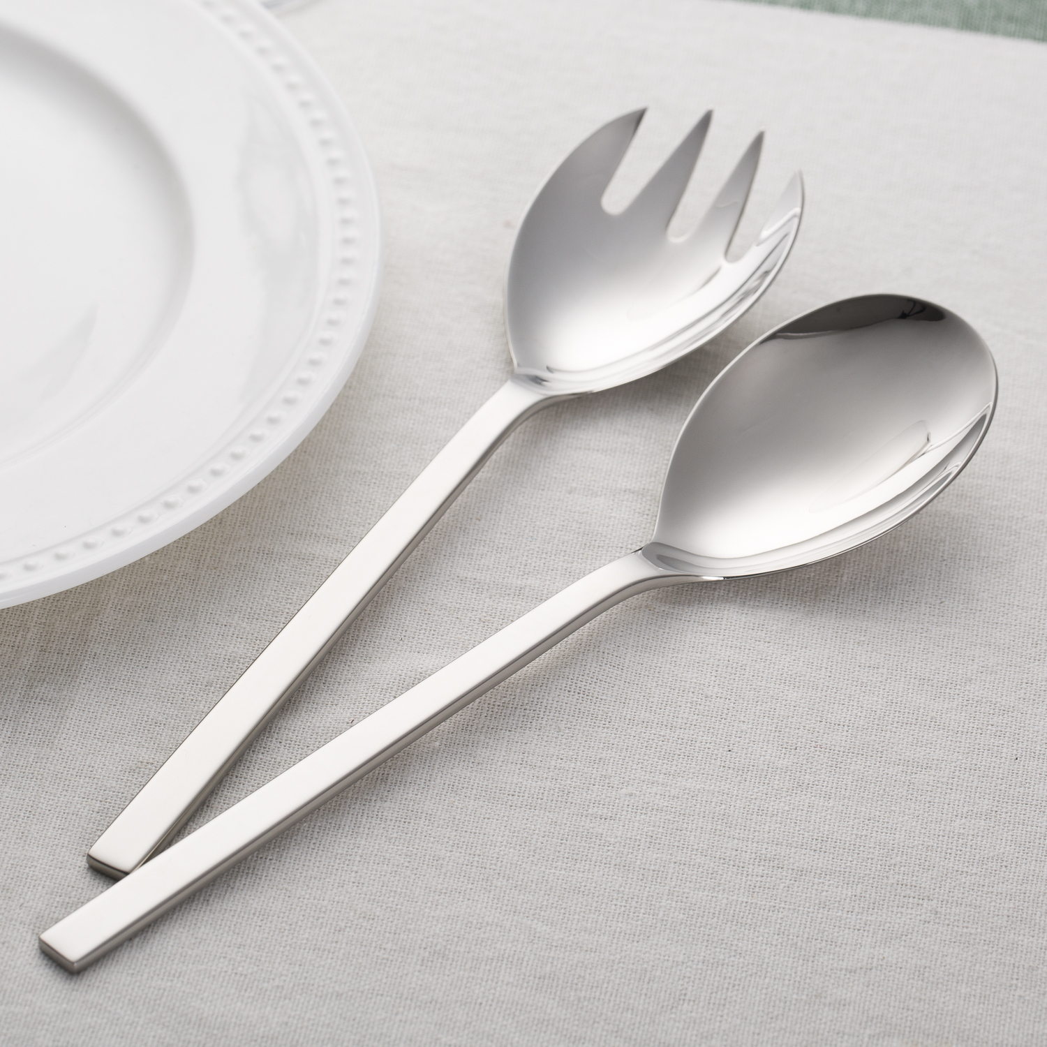 德国进口不锈钢沙拉勺叉-FranzFürstStella西餐沙拉餐具2件 - 不锈钢沙拉勺叉 德国进口不锈钢沙拉勺叉-FranzFürstStella西餐沙拉餐具2件 - 不锈钢沙拉勺叉