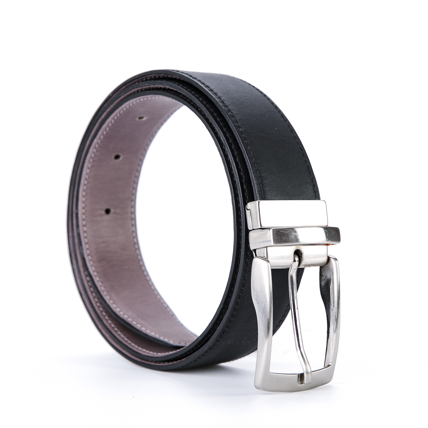 意大利进口牛皮腰带-Andrea Cardone双面真皮皮带