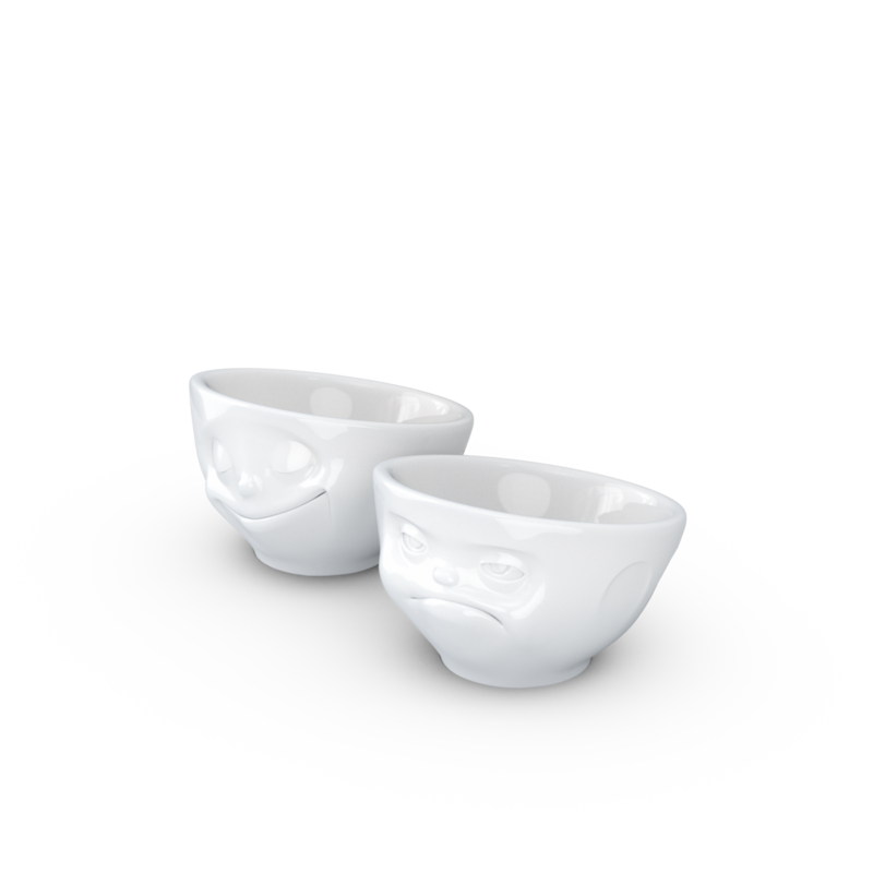 德国进口陶瓷保鲜碗两件套-TASSEN陶瓷卡通艺术蛋碗(2X100毫升)2件