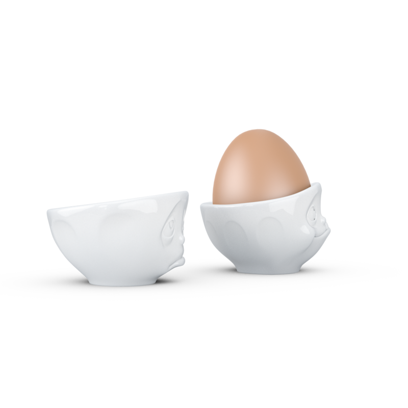 德国进口黑色陶瓷碗-TASSEN陶瓷卡通艺术蛋碗(2X100毫升)2件