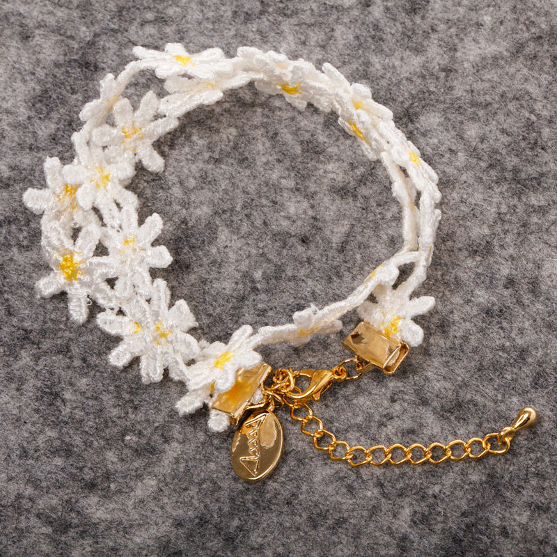 韩国进口项链手链-MORANYI_F项链/手链(两用)雏菊花