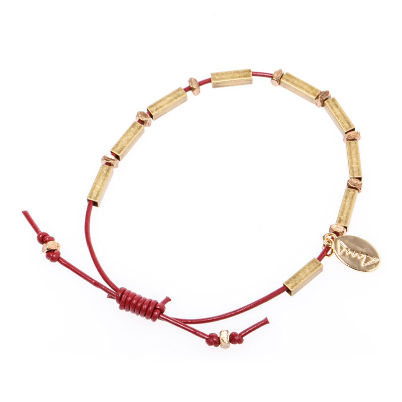 韩国进口手镯-MORANYI_F怪兽皮革勇敢系列手镯(女)