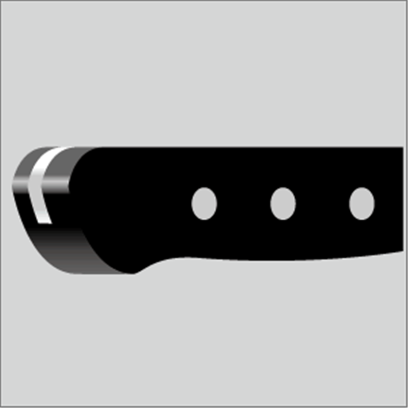 日本进口万能菜刀-TOJIRO(藤次郎)龙骨三德(万能刀)170mmDP钴合金钢