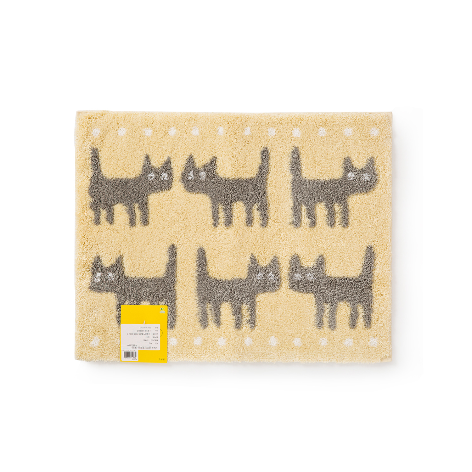 日本进口卫浴防滑垫-OKA速干浴室地垫黑猫款 - 卫浴防滑垫