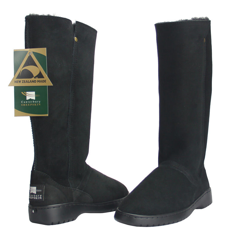 新西兰进口皮雪地靴-CanterburySheepskinBella羊皮毛一体高筒雪地靴