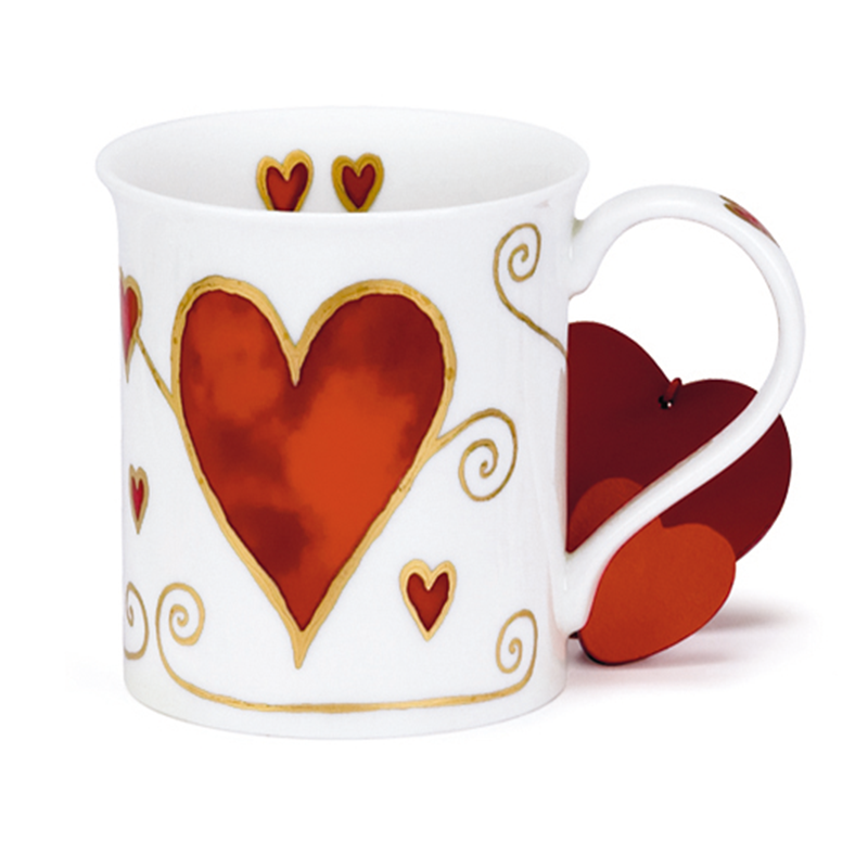 英国进口骨瓷杯马克杯-丹侬Dunoon骨瓷马克杯Bute型22K黄金饰面 - 骨瓷杯马克杯