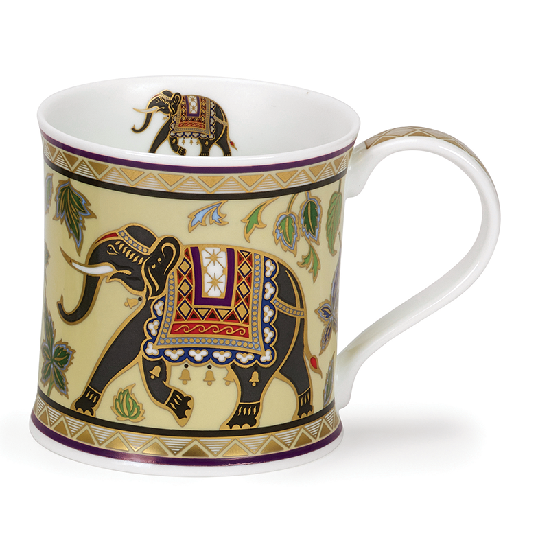 英国进口骨瓷品牌杯子-丹侬Dunoon骨瓷水杯 Wessex型 22k黄金饰面0.3L - 品牌杯子