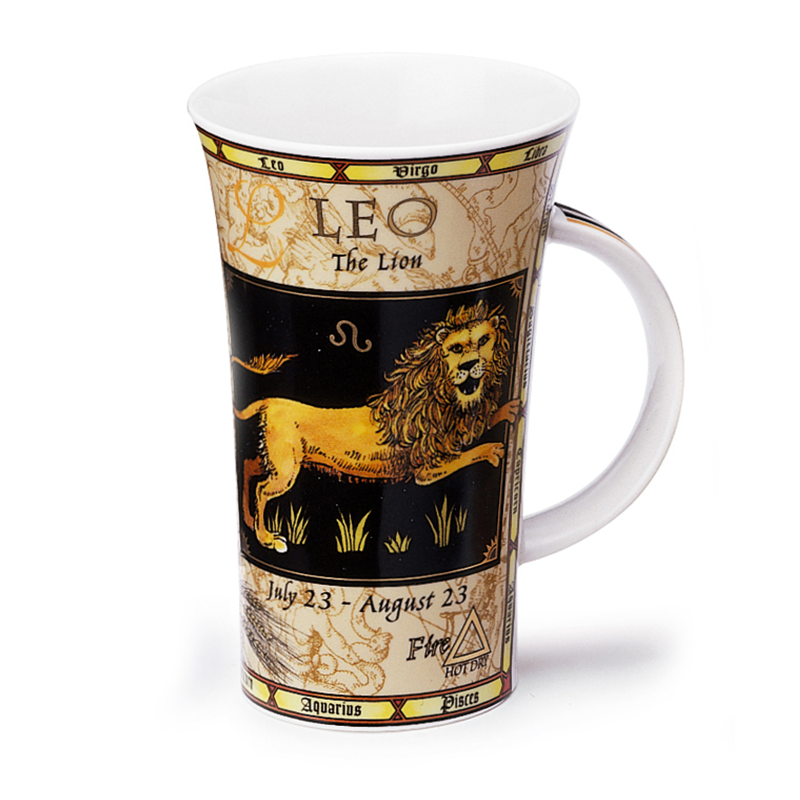 英国进口骨瓷高档水杯-丹侬Dunoon骨瓷水杯 峡谷型0.5L狮子座 - 高档水杯