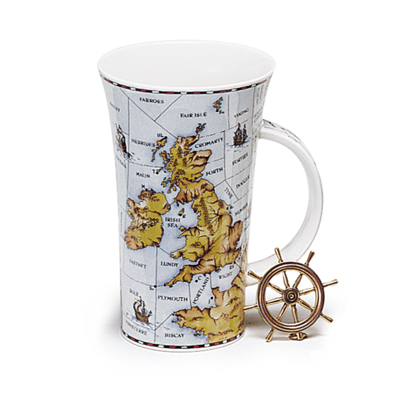 英国进口骨瓷时尚水杯-丹侬Dunoon骨瓷水杯 峡谷型0.5L 港湾 - 时尚水杯