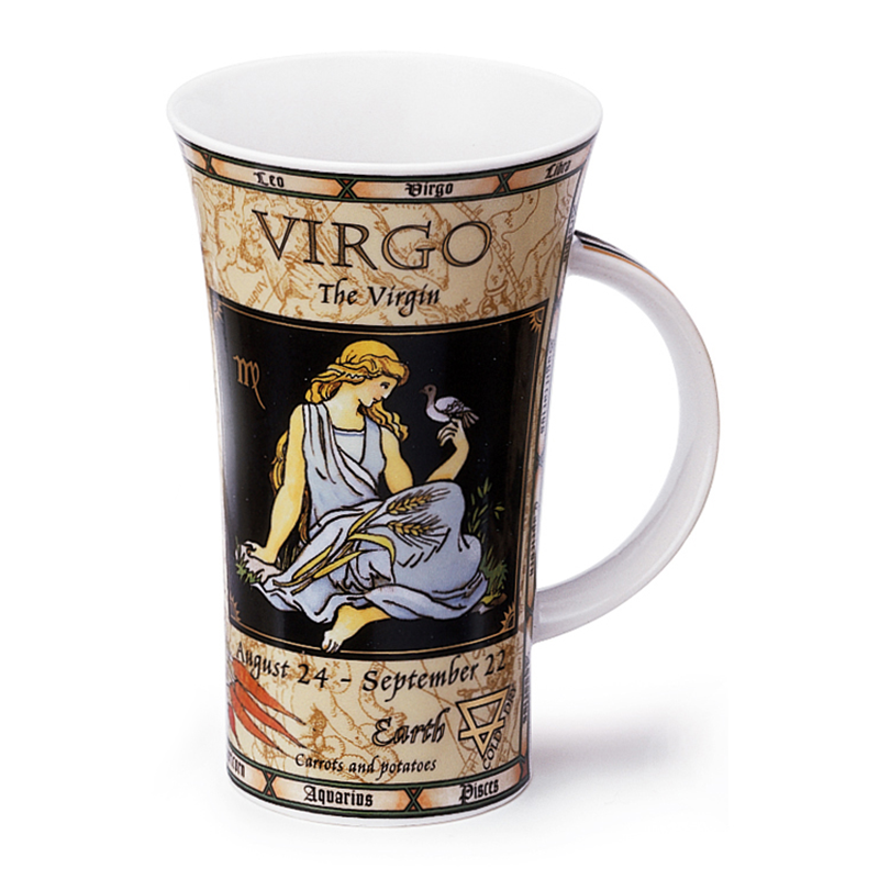 英国进口手提水杯-丹侬Dunoon骨瓷水杯 峡谷型0.5L处女座