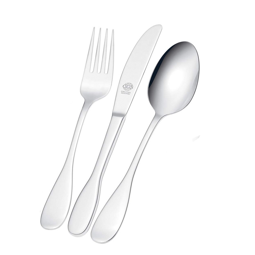 德国进口餐具不锈钢-GGS不锈钢餐具套装Laura高品质不锈钢宽柄设计 - 餐具不锈钢 德国进口餐具不锈钢-GGS不锈钢餐具套装Laura高品质不锈钢宽柄设计 - 餐具不锈钢