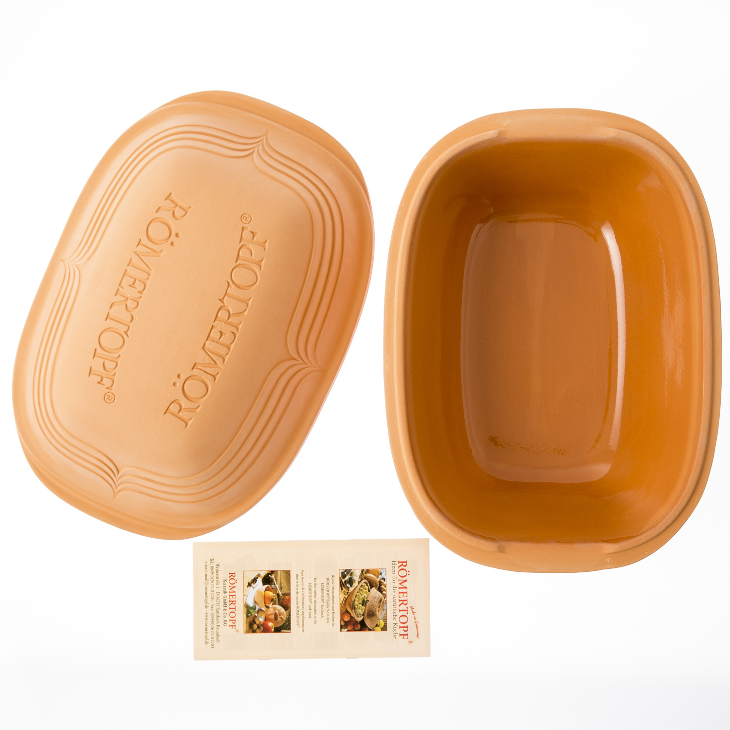 德国进口电烤锅-Römertopf陶制烤锅(现代造型)